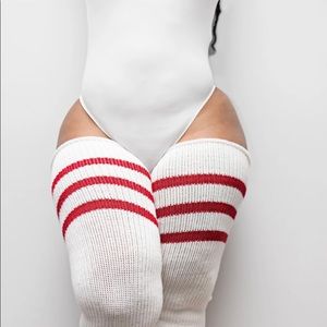 Plus size thigh high socks